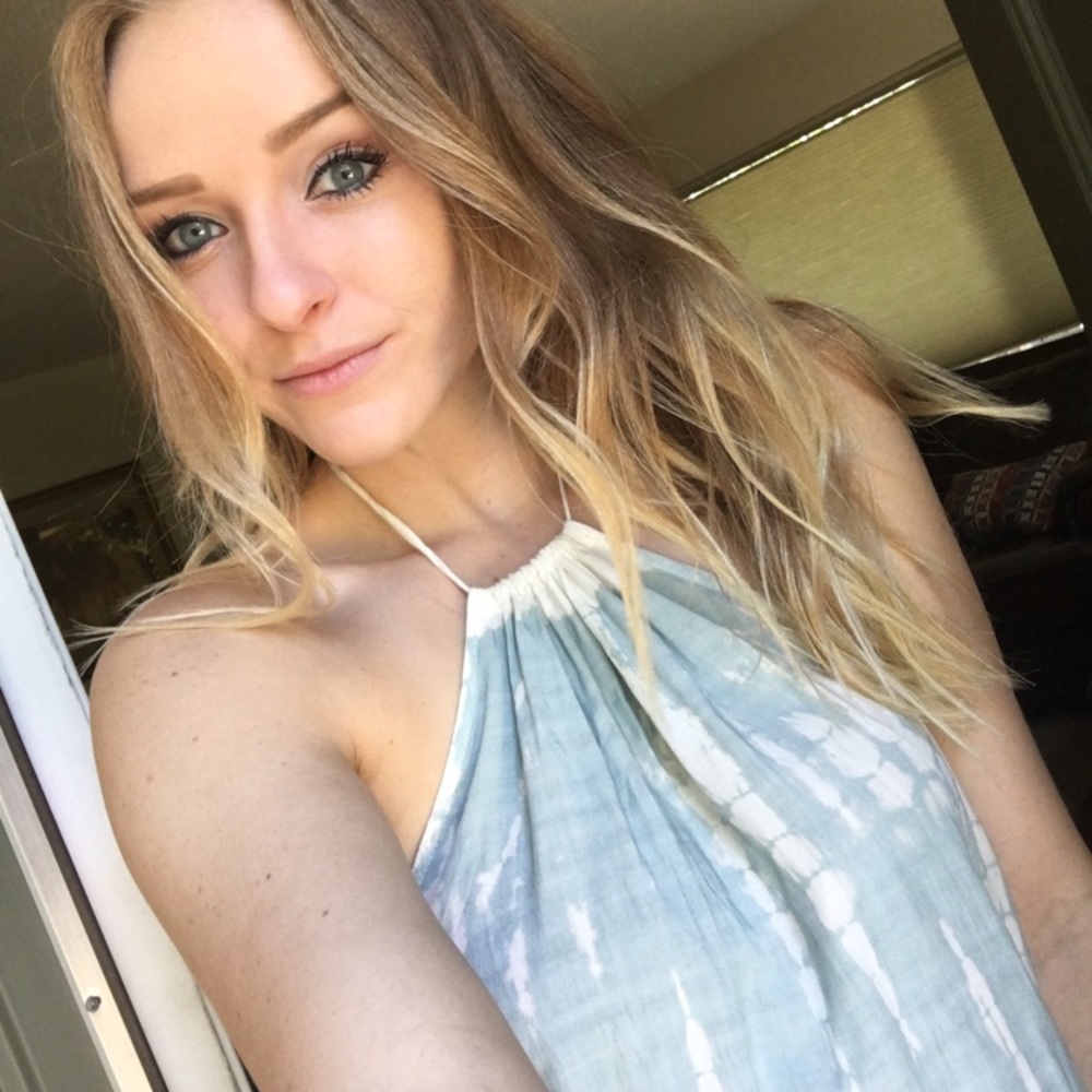 LIGHT BLUE/WHITE JUMPSUIT